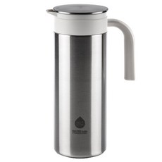 Hotcom 大容量不鏽鋼水瓶 HCR-1900, 白色, 1.9L