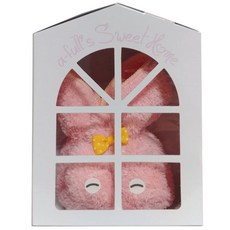 투에이산업 깜찍이 토끼 주방타올 소 30 x 40 cm, 핑크, 1개