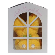 투에이산업 깜찍이 토끼 주방타올 소 30 x 40 cm, 옐로우, 1개