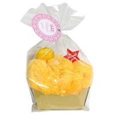 투에이산업 프렌치 케익 주방타올 30 x 40 cm, 옐로우, 1개