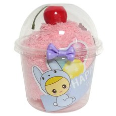 투에이산업 머핀케익 주방타올 30 x 40 cm, 핑크, 1개