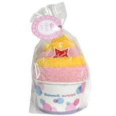 투에이산업 더블샤벳 주방타올 30 x 40 cm 2p, 핑크 + 옐로우, 1세트