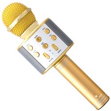 필라 스피커 겸용 휴대용 블루투스 무선 마이크, BT-858M