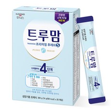 트루맘 프리미엄 후레쉬 S 스틱분유 4단계, 20개입, 1개