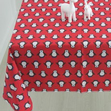諾蘭德 企鵝桌布, 紅色, 110 x 110 cm