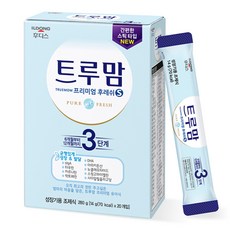 트루맘 프리미엄 후레쉬 S 스틱분유 3단계, 20개입, 1개