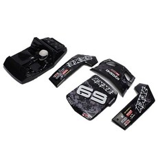 kyosho Outer panel set AXXE EZ025, Black, 1개