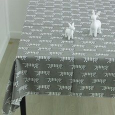 Noland 老虎桌巾, 灰色, 110 x 110 cm