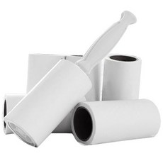 아이홈 테이프크리너 중형 일자형핸들 + 리필 6p, 1세트, 혼합색상