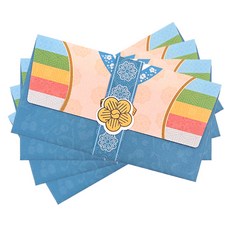 2Youngdesign 傳統零用錢信封, 藍色, 4入