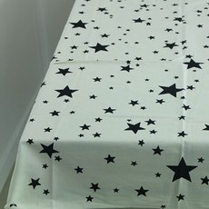 노랜드 스타테이블커버, 화이트, 110 x 130 cm, 1개