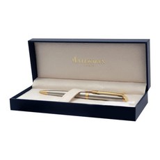 WATERMAN 新半球圓珠筆 GT, Stainless Gold Medal, 1組