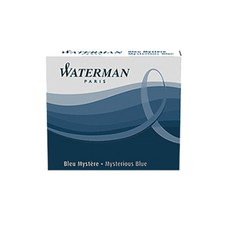 WATERMAN 標準鋼筆墨盒, 海軍藍, 6件