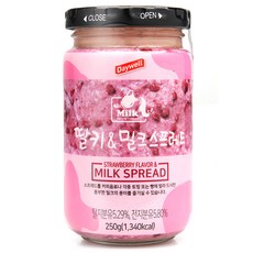 데이웰 딸키 & 밀크스프레드, 250g, 1개