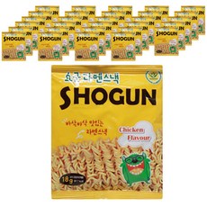 쇼군 라멘 스낵, 18g, 180개