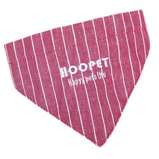 이코디 반려동물 스트라이프 스카프 M, 레드, 1개