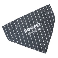 이코디 반려동물 스트라이프 스카프 M, 블랙, 1개