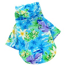 ecody 寵物夏威夷襯衫, 混合顏色, 1個