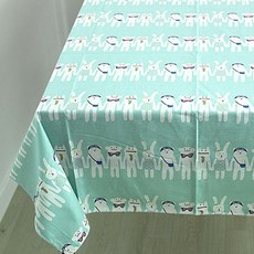 Noland 模特兒桌布, 110 x 110 cm, 綠色