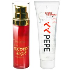 발렌타인 핫 오일 40ml + 페페 클리어 마사지 젤 250ml, 1개