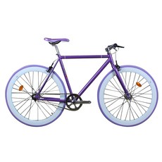 폭손 픽시 자전거 700C F815H, 화이트퍼플, 1개