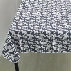 Noland 北極熊桌巾, 110 x 110 cm, 灰色