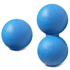 룸드 넌슬립 라크로스볼, 블루(마사지볼 + 땅콩 마사지볼), 1개