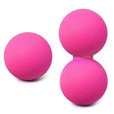 룸드 넌슬립 라크로스볼, 핑크(마사지볼 + 땅콩 마사지볼), 1개