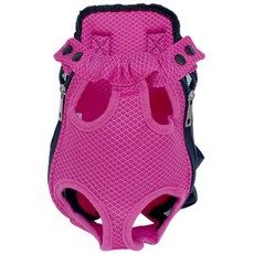 블럭마트 애견 고양이 앞가방/고급백팩, 로즈, 1개