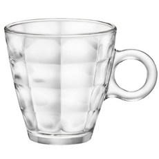 보르미올리 큐브 카푸치노잔 220ml, 투명, 1개