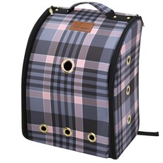 Redpuppy 寵物外出包, 1入, 藍色格紋款