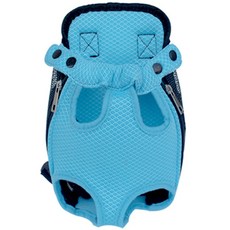 블럭마트 애견 고양이 앞가방/고급백팩, 블루, 1개