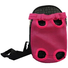 블럭마트 애견 고양이 앞가방/백팩레이스, 레드, 1개