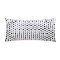 ECONY HOUSE 印花長版靠墊套, 藍色