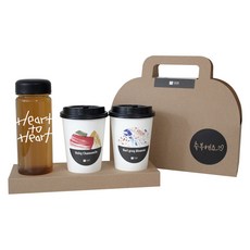 1AM 쥬뗌므 블랜딩 프리미엄 차세트 검은뚜껑, 보틀 + 스티커 Heart to H + 루비 캐모마일 3p + 얼그레이 블라썸 3p + 크라프트 축복해요, 1세트