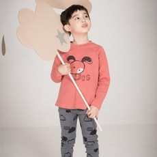 삐삐롱 남아용 퍼피독 9부 20수 데일리 실내복 세트