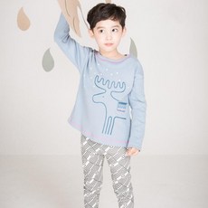 삐삐롱 남아용 버클리 9부 20수 데일리 실내복 세트