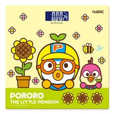 휴비딕 뽀로로 디지털 체중계, HUS-310P, 혼합 색상