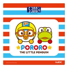 휴비딕 뽀로로 디지털 체중계, HUS-312P, 혼합 색상