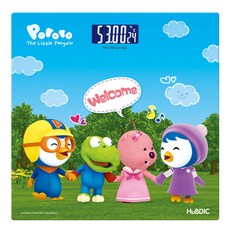 휴비딕 뽀로로 디지털 체중계, HUS-311P, 혼합 색상