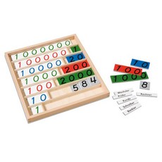 니엔후이스 몬테소리 은행놀이 세트, 혼합 색상, 1세트