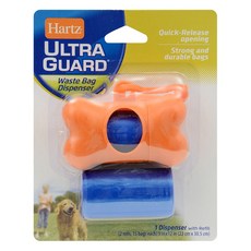 하츠 반려견 대변 비닐백 디스펜서 + 리필 2p, 혼합 색상, 1세트