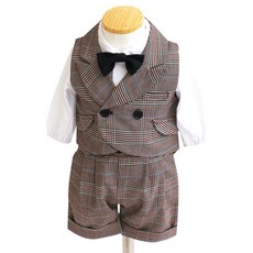 BabyMax 男童溫莎領結百日燕尾服套裝 1269