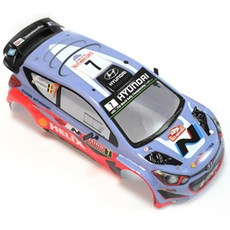 알씨챔프 1/14 i20WRC CAR BODY PAINTED RC 부품 RC0005, 혼합 색상, 1개