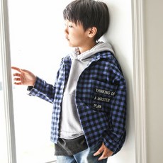 느엘 키즈용 자수남방 라쿠