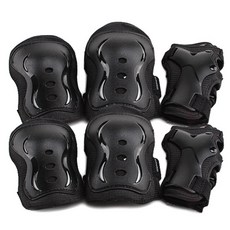 비바 주니어 보호대 세트 블랙, 1세트