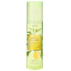 4711 ACQUA COLONIA檸檬生薑香氛身體噴霧, 75ml, 1入
