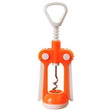 핑크망고 플라스틱 와인오프너, 오렌지, 1개