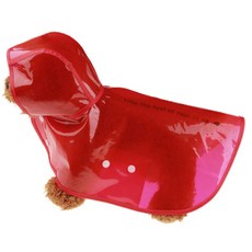 Bycell 狗狗雨衣, 紅色