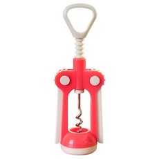 핑크망고 플라스틱 와인오프너, 핑크, 1개